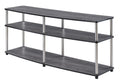 Convenience Concepts Designs2Go 3 Tier 60 TV Stand, Weathered Gray