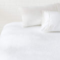 Amazon Basics Waterproof 18 inch Mattress Protector Twin Size, Breathable, Machine Washable, White