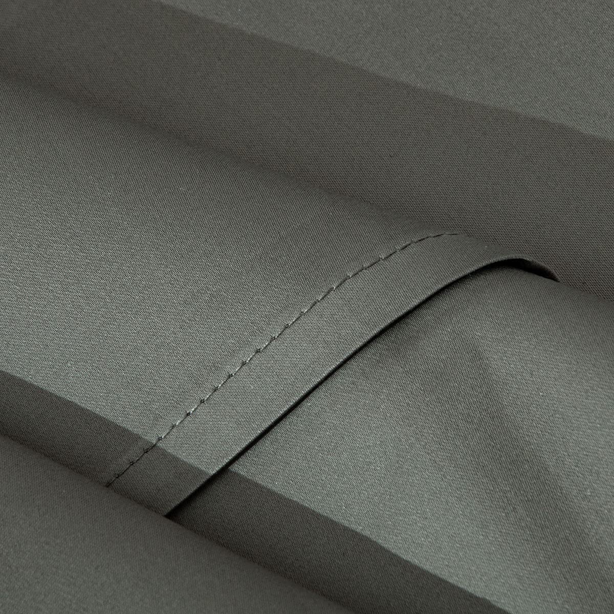 Ntbay 2 Pack 500 Thread Count 100% Egyptian Cotton King Pillow Shams, Super Soft And Breathable Oxford Pillowcases For Bed, 20X36 Inches, Dark Grey