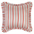 Laurel & Mayfair Jacobean Euro Sham, 26 By 26/2-Inch, Red