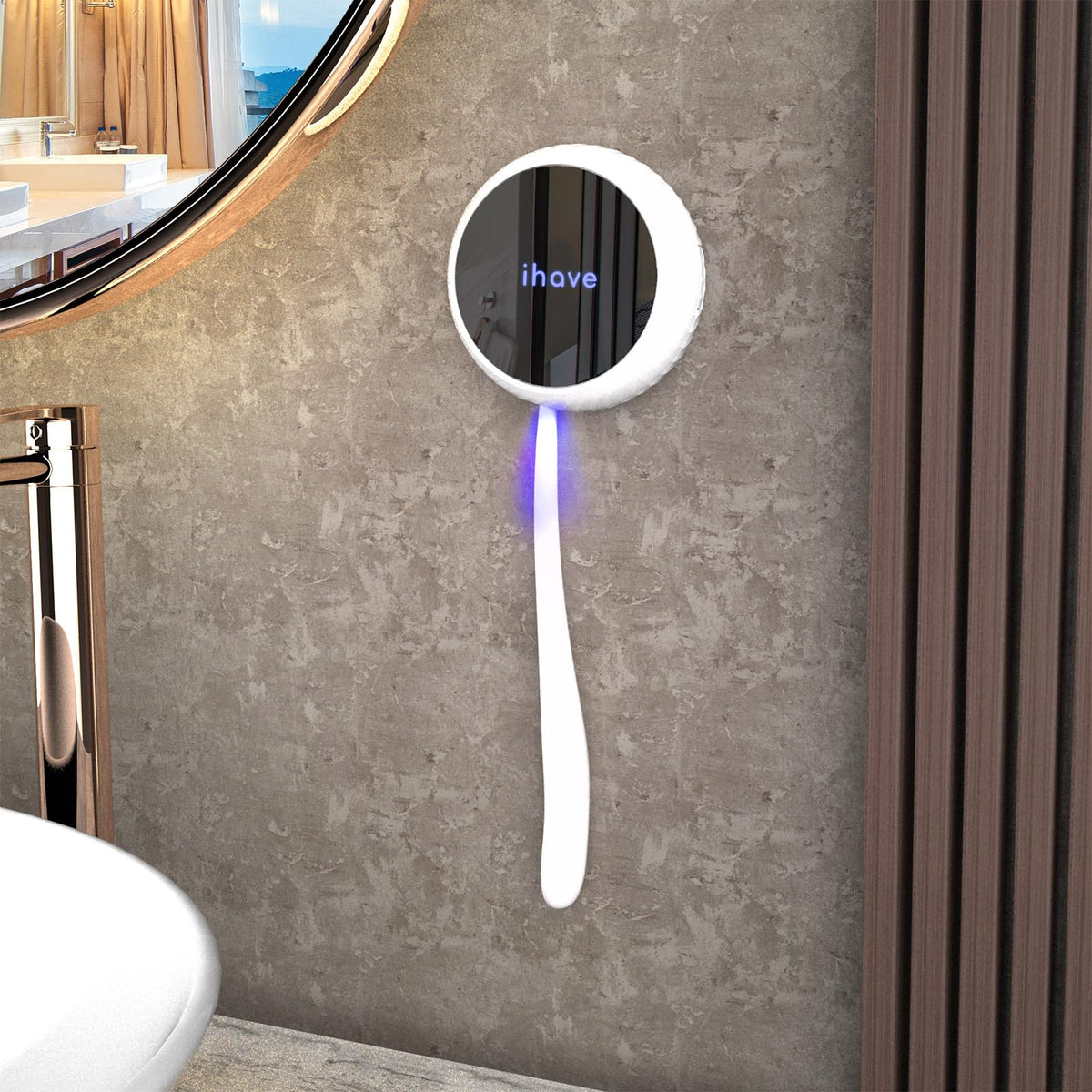 iHave Toothbrush Sanitizer and Holder  UV & Heated Drying, WallMounted Toothbrush Holders, Travel Toothbrush Cleaner & Toothbr