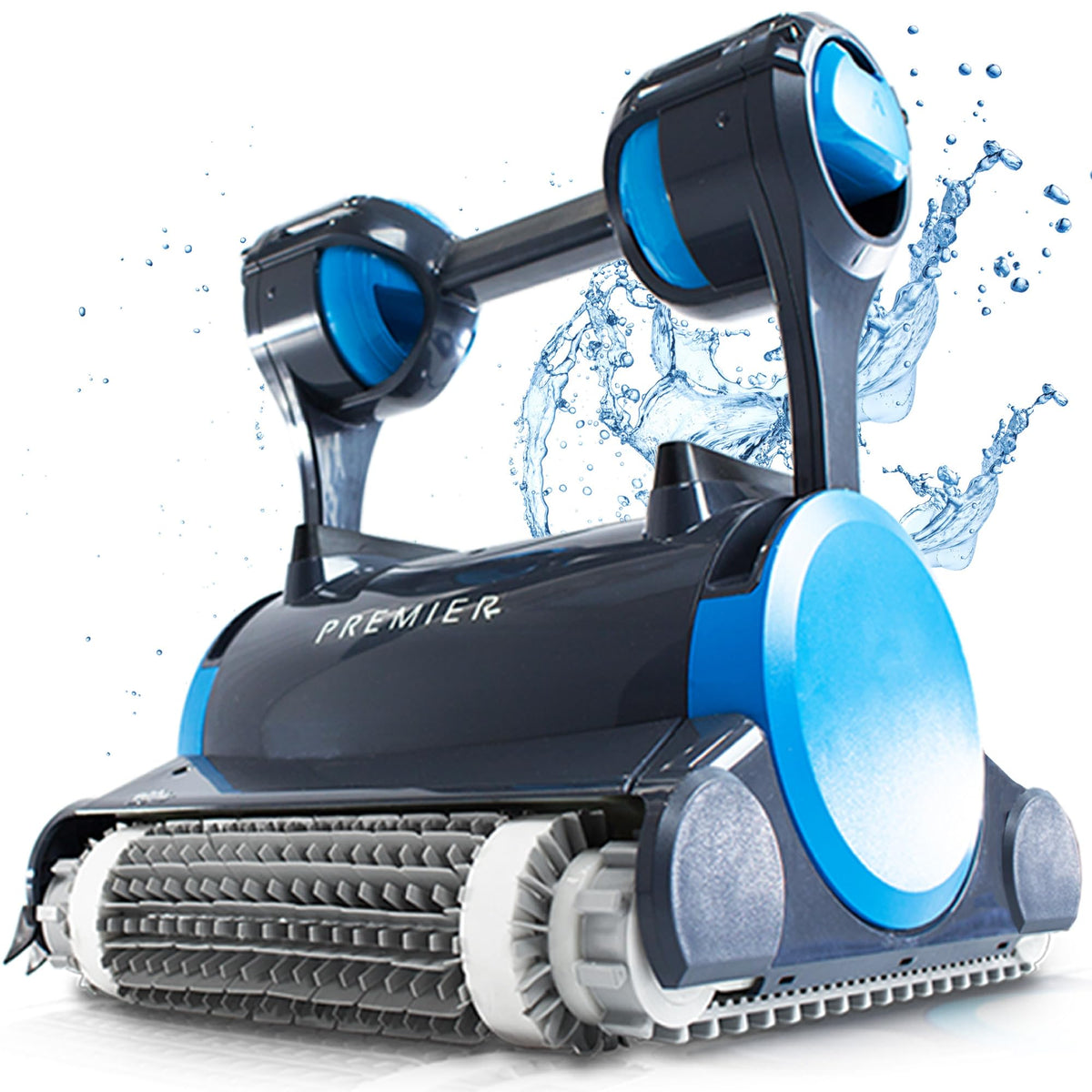 Dolphin Premier Robotic Pool Cleaner (2025 Model) With Multimedia, Oversized Leaf Bag, Standard & Ultrafine Filters, Weekly Time