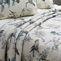 Brandream Twin Size Quilt Set Cotton Birds Farmhouse Bedspread Sets Coverlet Daybed Bed Cover Comforter Set 2-Piece
