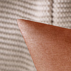 Miulee Pack Of 2 Decorative Outdoor Solid Waterproof Throw Pillow Covers Polyester Linen Garden Farmhouse Cushion Cases For Patio Tent Balcony Couch Sofa 22X22 Inch Rust