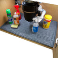 Xtreme Mats Waterproof Under Sink Mat (Gray 25 1/4 x 22 1/4) Shelf Liner Cabinet Liner for Home Kitchen & Laundry Cabinets Plumb