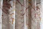 Maison D' Hermine 100% Cotton Curtain Feuillage Light Taupe One Panel Curtain For Living Rooms Bedrooms Offices Tailored With A