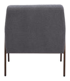 Zuo Charleston Accent Chair Gray