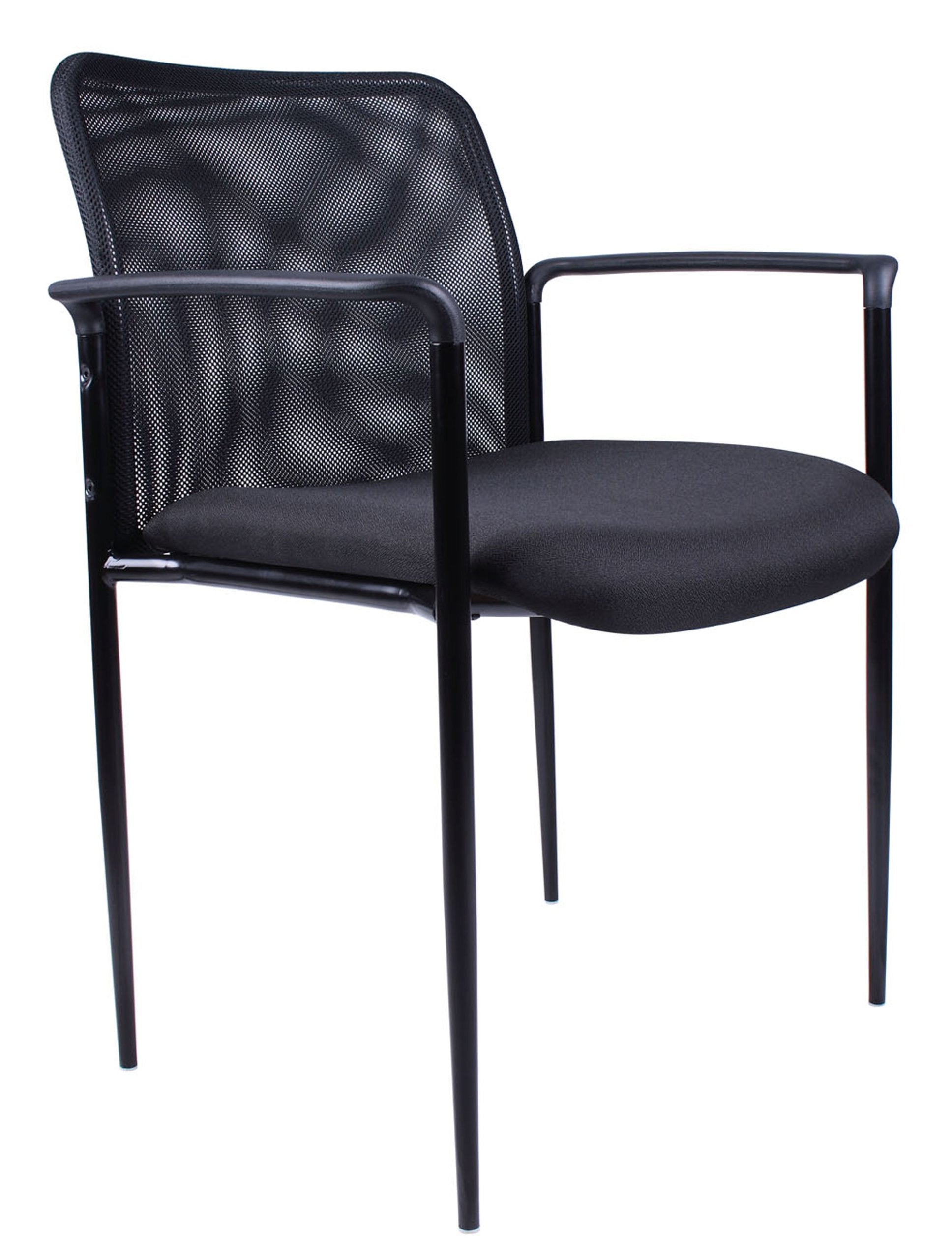 Boss Fabric Guest Chair, Black (B6909-Bk)