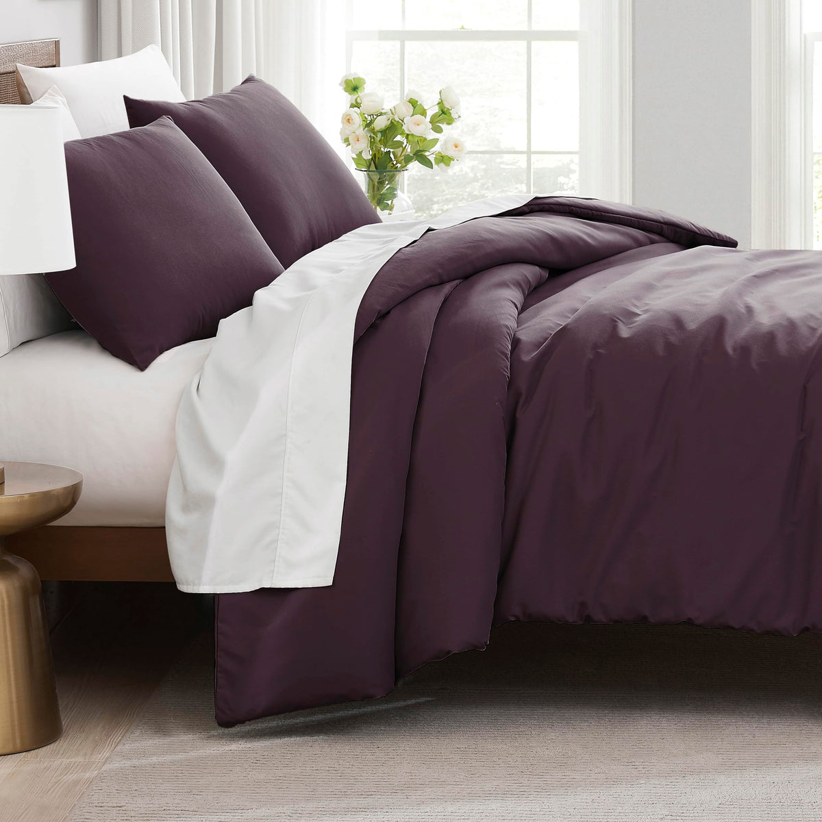 Southshore Fine Living, Inc. Oversized Xl/Twin Duvet Cover Set Ultra-Soft Brushed Microfiber Comforter Cover Zipper Closure Incl