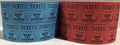 The Ticket Gurus-Raffle Tickets - (4 Rolls Of 2000 Double Tickets) 8,000 Total 50/50 Raffle Tickets (2 Red & 2 Blue Rolls)