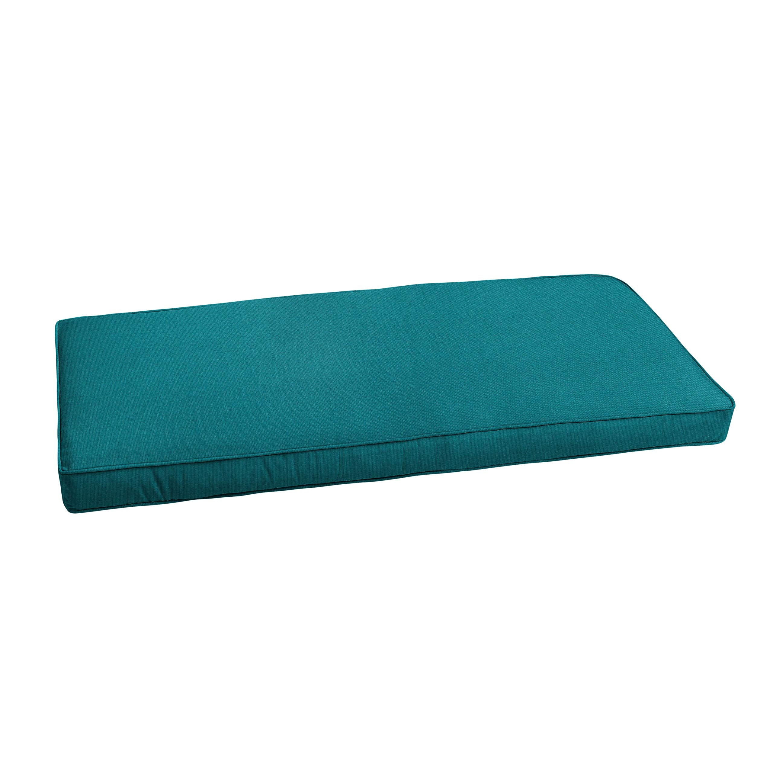 Sorra Home Cbench Indoor/Outdoor Bench Cushion-Bristol, 1 Count (Pack Of 1), Sunbrella-Spectrum Peacock 5 Sq Ft