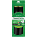 Ticonderoga Wood-Cased Pencils, Pre-Sharpened, 2 Hb Soft, Black, 10 Count
