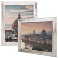 Golden State Art, 11x14 Picture Frame - Country Wood Grain Style - Wide Molding, Back Hangers for Wall Display - Great for Photo