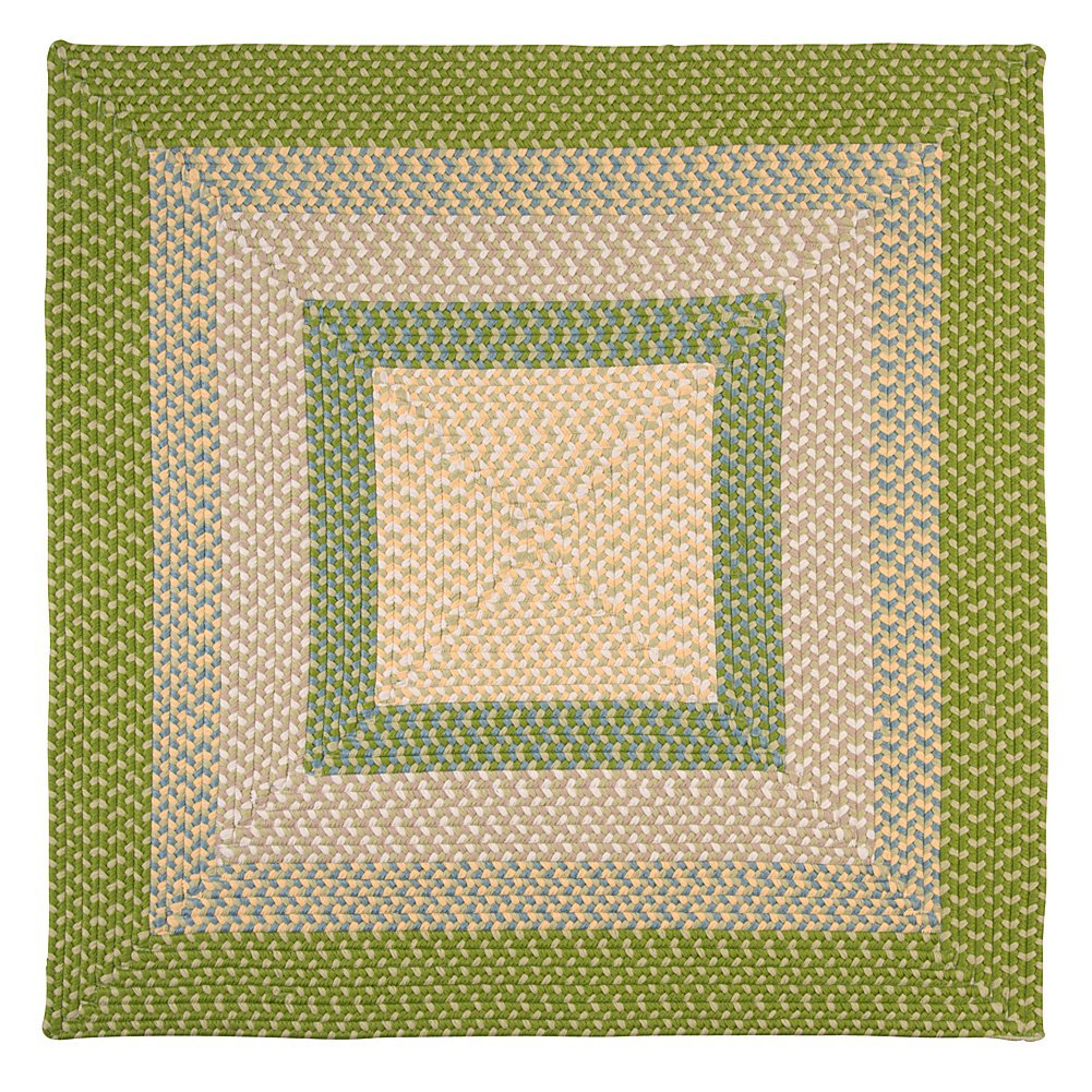 Montego Square Rug, 8-Feet, Lime Twist