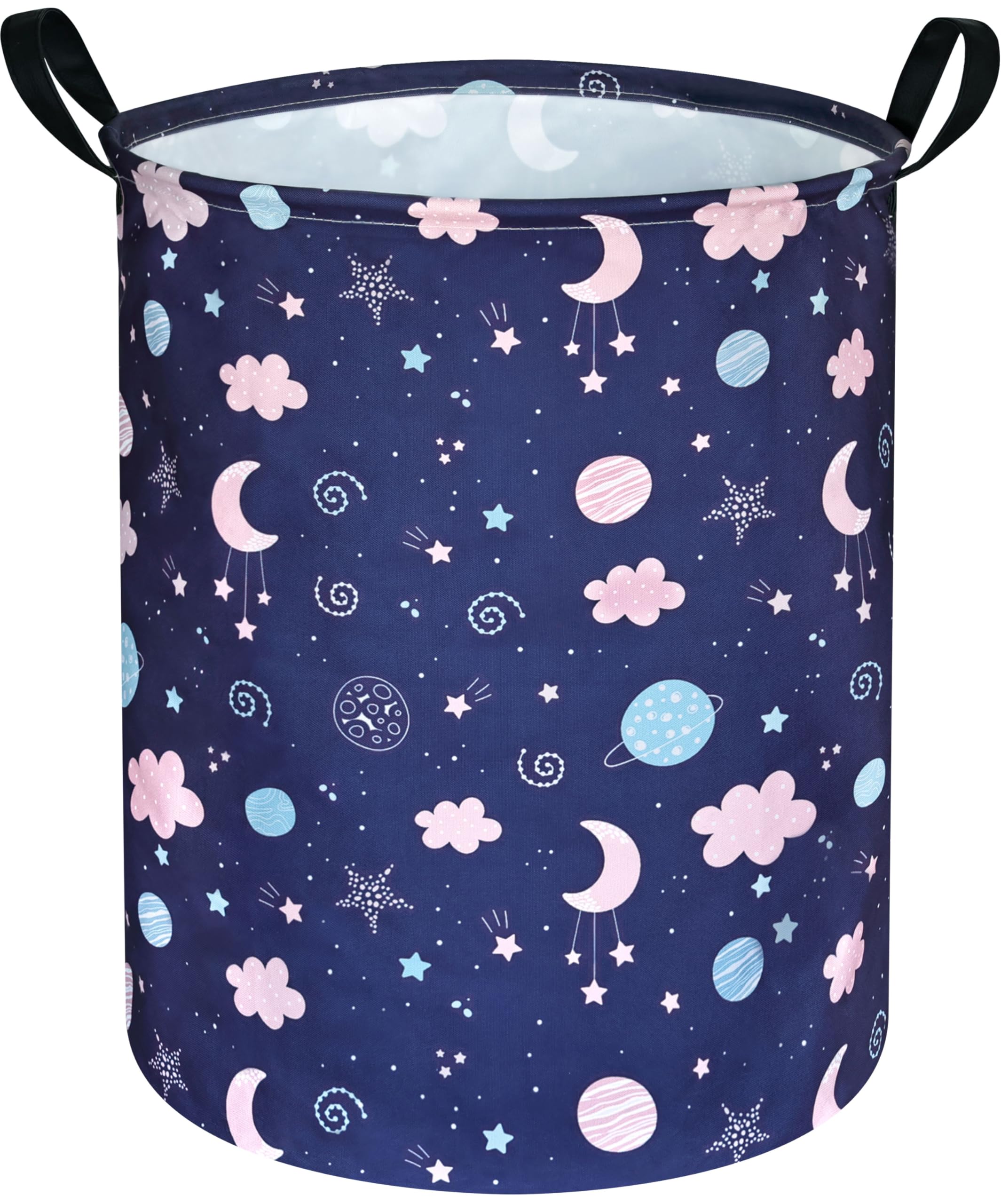 Large Kids hamper Laundry Basket Canvas Baby Nursery Bins Toys Gift Storage Box Waterproof clothing organizer Home,Office,Home D