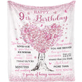 Mubpean Gifts For 9 Year Old Girls Blanket 60'X50', 9 Year Old Girl Gifts, Birthday Gifts For 9 Year Old Girl,9 Year Old Girl