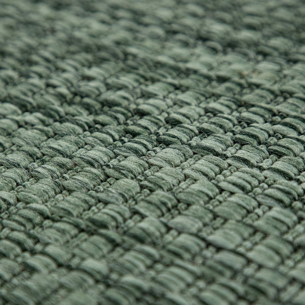 Solid Outdoor Rug For Patio Or Balcony Weatherproof In Mottled Green, Size: 2'8' X 4'11'
