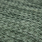 Solid Outdoor Rug For Patio Or Balcony Weatherproof In Mottled Green, Size: 2'8' X 4'11'