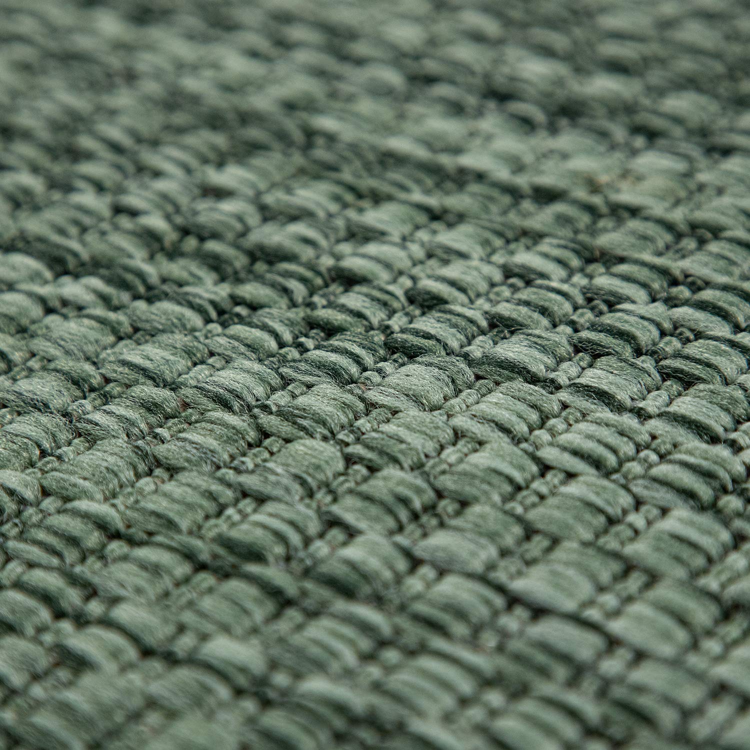 Solid Outdoor Rug For Patio Or Balcony Weatherproof In Mottled Green, Size: 2'8' X 4'11'