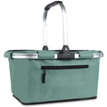 Picnic Basket, Siyuan Shopping Basket With Handle 22L Collapsible Grocery Basket Portable Folding Basket For Marketing Picnic Re