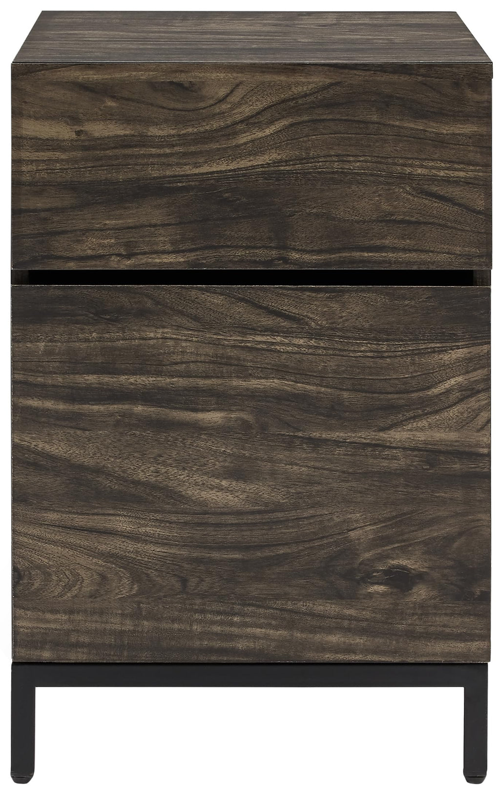 Crosley Furniture Jacobsen File Cabinet for Home Office Organization and Filing Storage, Brown