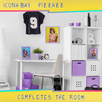 Icona Bay 4X6 Picture Frames (Purple, 3 Pack), Colored Solid Wood Scandinavian Style Frames For Photo, Pizzazz Collection