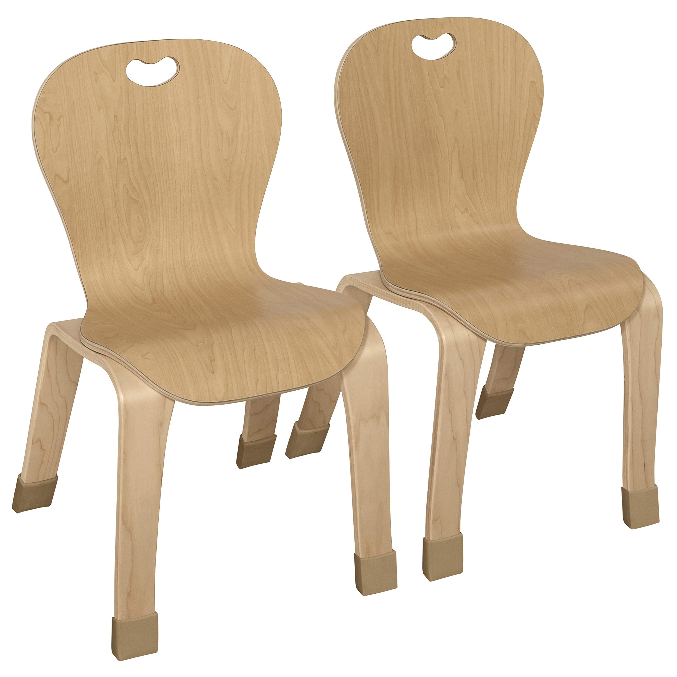Maple Heritages Bentwood 14 Kids Chair, Set of 2