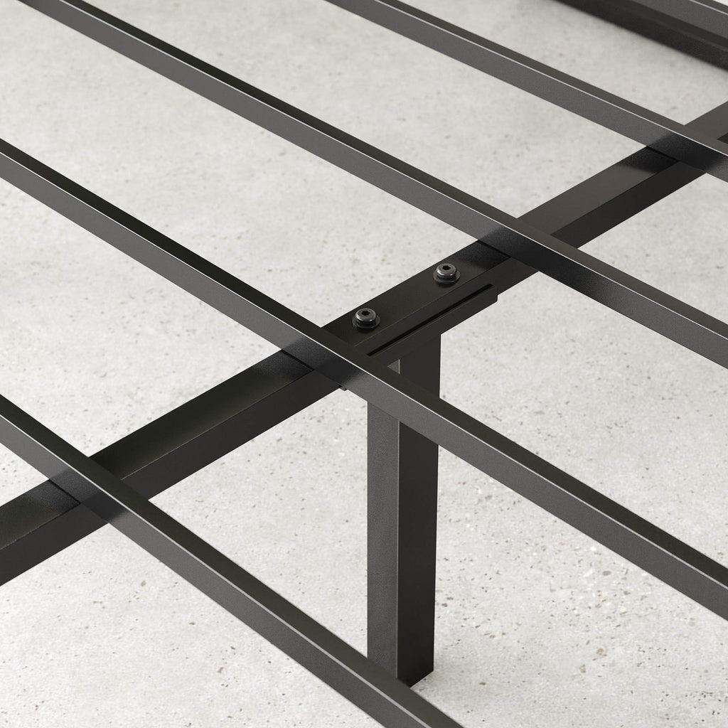 Zinus Lorelai 14 Inch Metal Platform Bed Frame, Mattress Foundation With Steel Slat Support, No Box Spring Needed, Easy Assembly, Queen