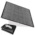 40% Sunblock Shade Cloth With Grommets - Garden Netting - Sun Shade Cover For Garden Patio Plants - Black (6' X 5')
