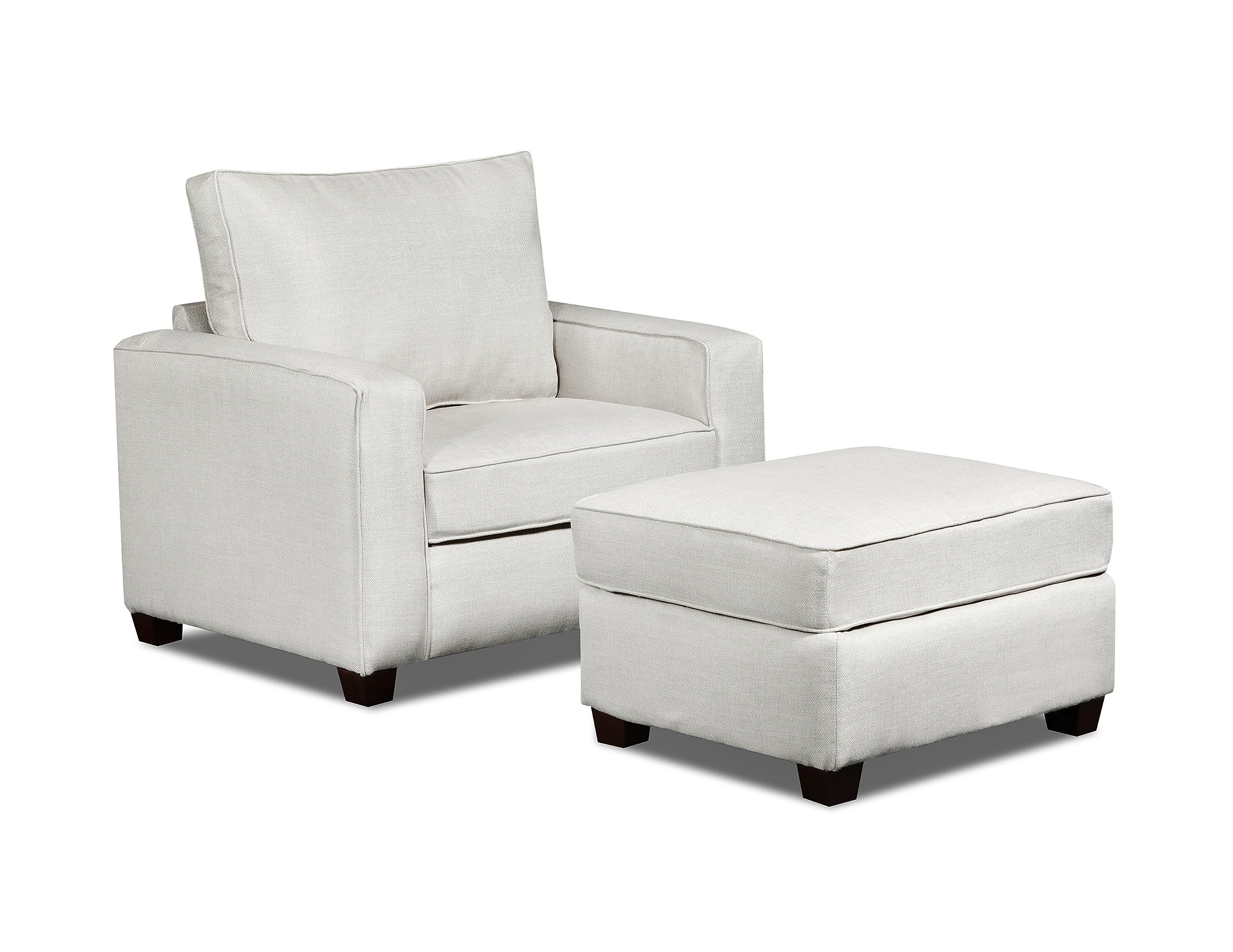 American Furniture Classics Model 3220-21 Relay Linen Ottoman