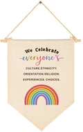 School Counselor Office Sign-Social Worker Equality Safe Space Decor Gift-Classroom Nursery Hanging Flag Pennant Banner Wall Dec