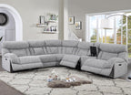 Steve Silver Park City Gray 6-Piece Dual-Power Reclining Sectional AR70172-6PC
