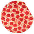 Searoomy Pizzas Blanket, Wrap Throw Food Blanket, Novelty Funny Flannel Round Blanket Funny Gifts For Teens Boys And Girls