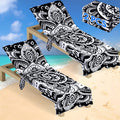 Oudain 2 Pcs Beach Chair Covers With Side Pockets Boho Pool Chaise Lounge Cover Mandala Microfiber Chaise Lounge Chair Towel Cov