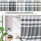 Madison Park Spa Waffle Shower Curtain Pieced Fabric Extra Long Premium Spa Quality Modern Shower Curtains For Bathroom, Tall 72X84, Charcoal