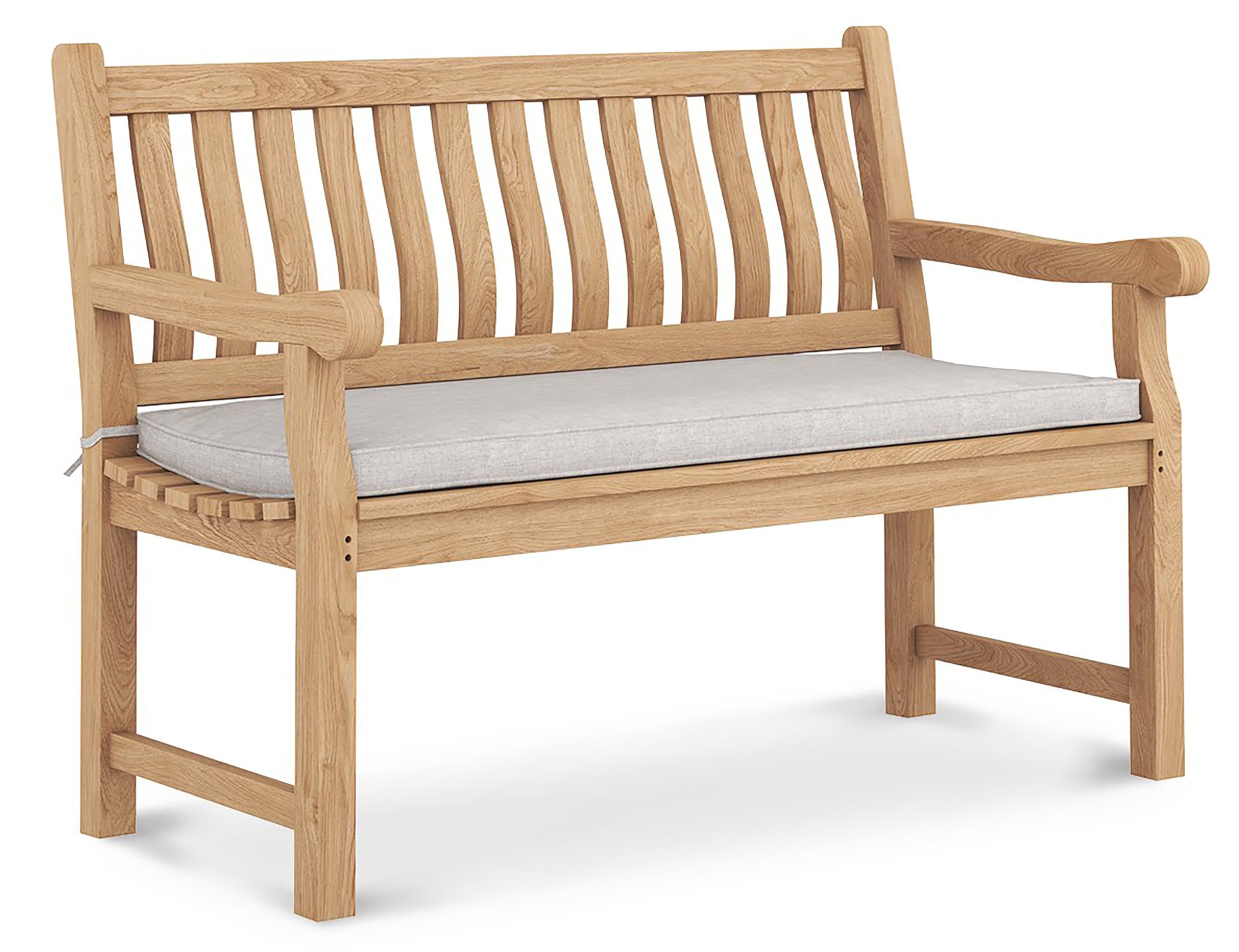 AquaTeak 4 Aqua Rose Solid Teak Outdoor Bench