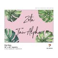 Pro-Graphx Zeta Tau Alpha Greek Sorority & Fraternity Flag Officially Licensed, Tapestry, Display Banner, Sign, Letter Pattern L