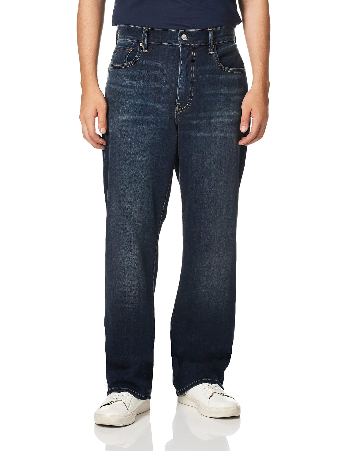 Lucky Brand Mens 181 Relaxed Straight Jean, Balsam, 33W X 32L