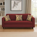 Casaliving  Lifestyle 3 Seater Sofa For Living Room (Maroon)