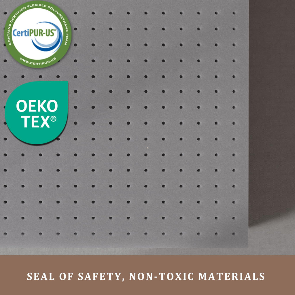Sleepmax Extra Firm Mattress Topper Queen Size 3 Inch - Firm Memory Foam Mattress Topper For Pain Relief - Ventilated High Densi