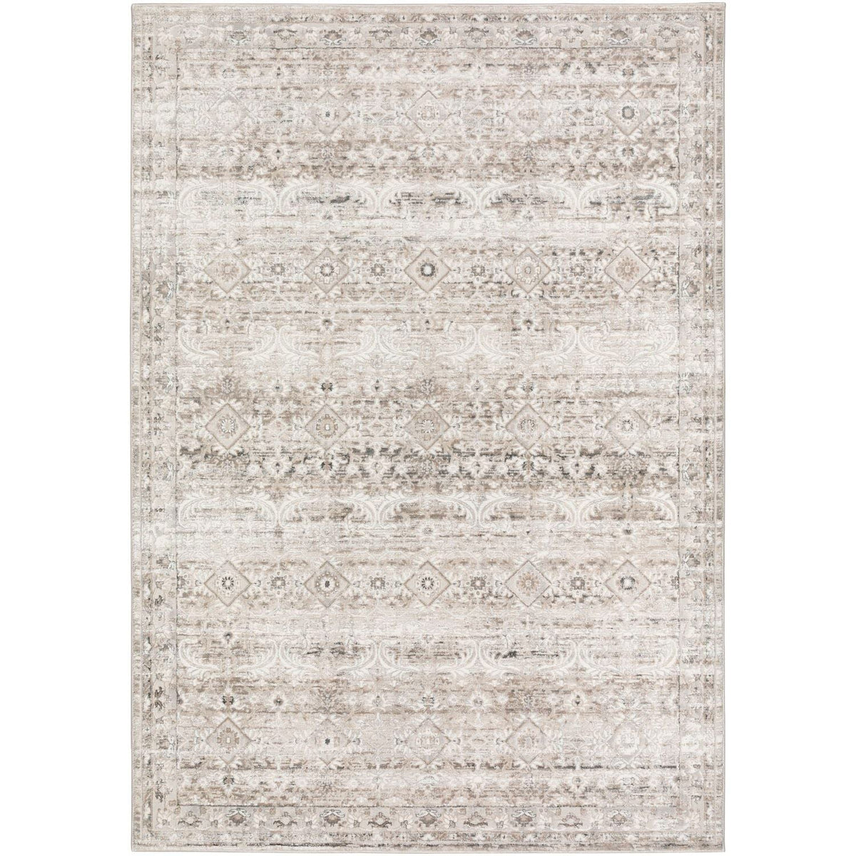 Rhodes Rr7 Taupe Transitional Rug Rectangle 3' 2&quot; X 5 ' 1&quot;