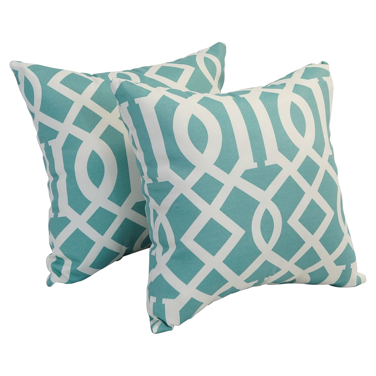 Blazing Needles Square Outdoor Throw Pillow, 17&Quot;, Kirkwood Pool 2 Count