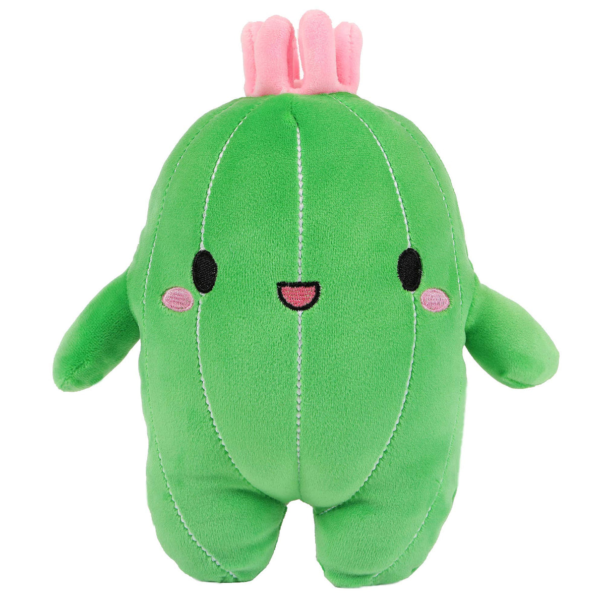 Cazoyee Cuddly Cactus Toy Stuffed Plant Animal, Cute Cactus Plushie With Pink Flower, Soft Cacti Plush Succulent Pillow, Christm