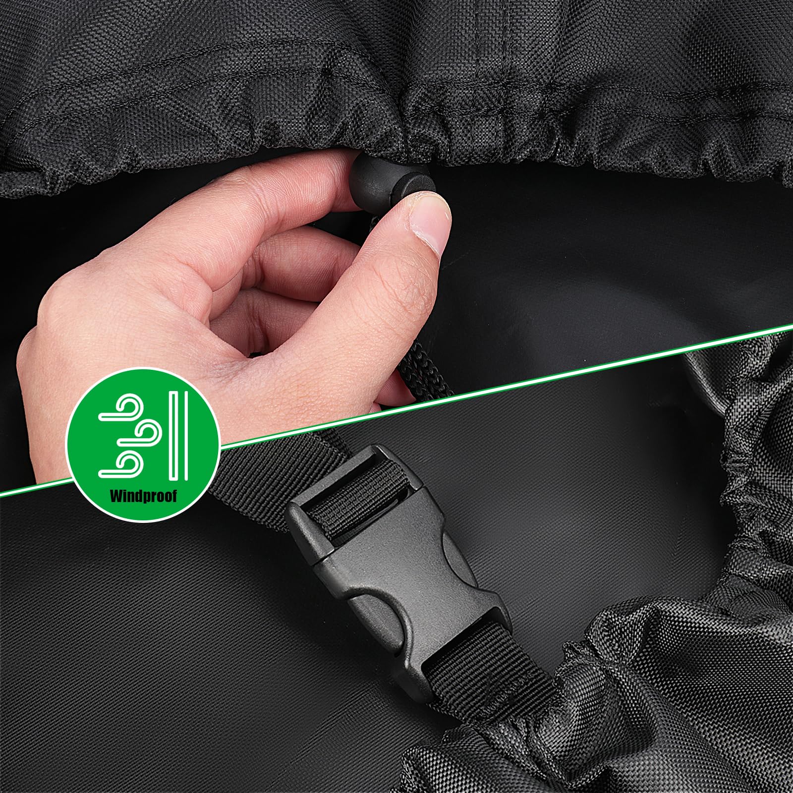 Jungda Outdoor Prep Table Cover,24 Inch Waterproof Stainless Steel Prep Cart Table Cover,Patio Kitchen Grill Bbq Food Prep Table Cover - 24 X 24 X 34 Inch
