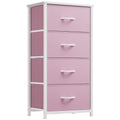 Yitahome Dresser With 4 Drawers - Storage Tower Unit, Fabric Dresser For Bedroom, Living Room, Closets - Sturdy Steel Frame, Wooden Top & Easy Pull Fabric Bins