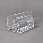 Com.Top - Acrylic Letter Sorter Little File Folder Sorter (2 Pack) For Paper, Letter, Envelope, Office File Organizer, Office Su