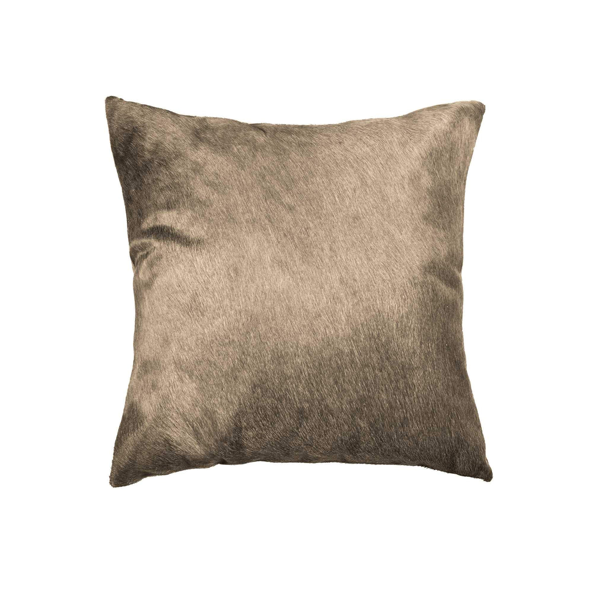 HomeRoots Decor 18-inch x 18-inch x 5-inch Smooth Taupe Kobe Cowhide - Pillow