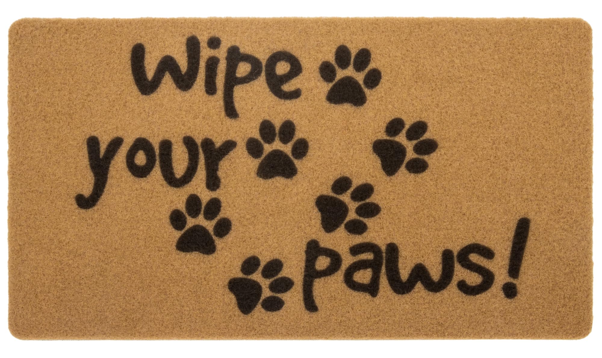 Wipe-Your-Paws Natural-Coir-Doormat Non-Slip Front-Door-Welcome-Mat - Floor Mat For Indoor Outdoor Entrance 17 X 29 Inch