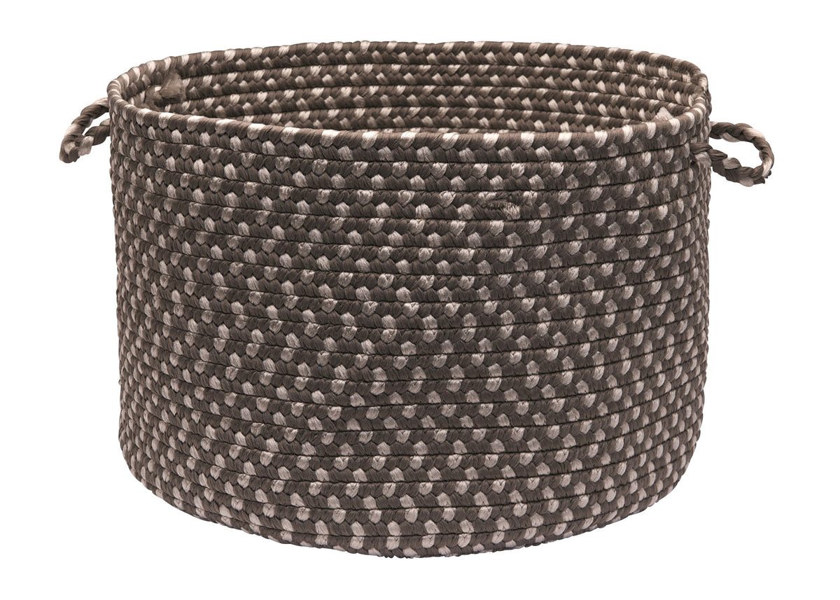 Tiburon Utility Basket, 18 By 12-Inch, Misted Gray