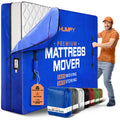 Mattress Bags for Moving with 8 Handles - King Mattress Moving Bag - Tear-Proof Mattress Storage Cover with Dual Zippers - Reusa